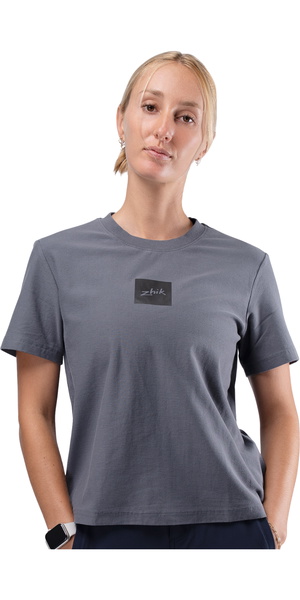 Camiseta De Algodón Con El Logotipo De « Zhik » De 2026 Mujer TEE-0735-SLT-W - Slate